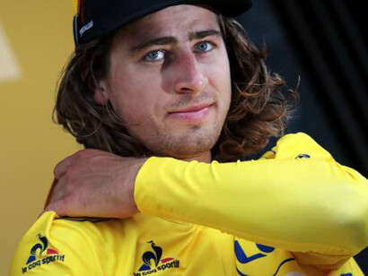 Sagan sempre in maglia gialla