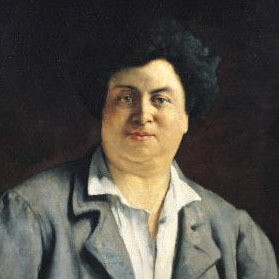 Alexandre Dumas ritratto da Charles Bellay