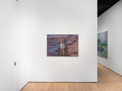 Emil Sands, Salt in the throat, exhibition view. Courtesy of Paul Kasmin Gallery