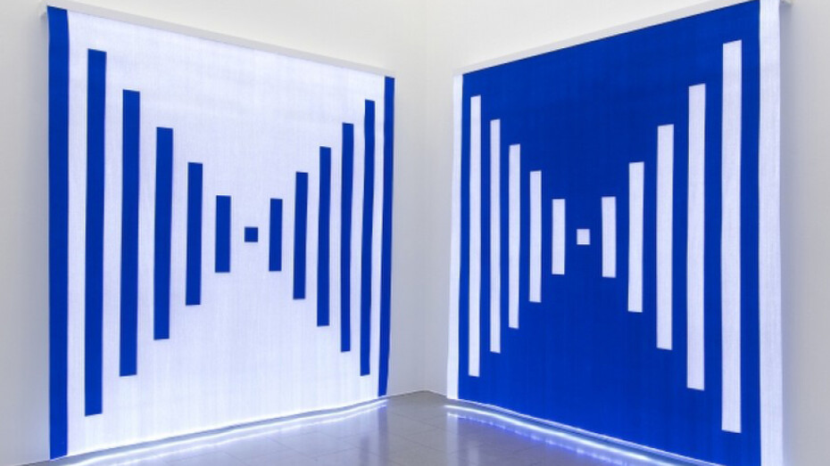 Daniel Buren. Courtesy of Buchmann Galerie