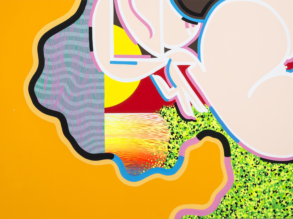 Sam Friedman, Untitled (31), 2014, Acrylic on canvas, 60 x 84 inches, 152.4 x 213.4 cm