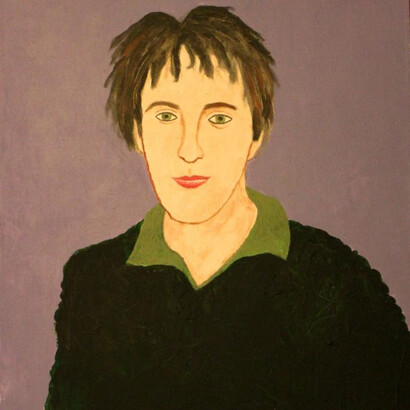 Vladlen Gavrilchik “Portrait of Kuryokhin” 2014, canvas, oils, 80 х 60 cm, 2014, from Sergey Chubraev’s collection