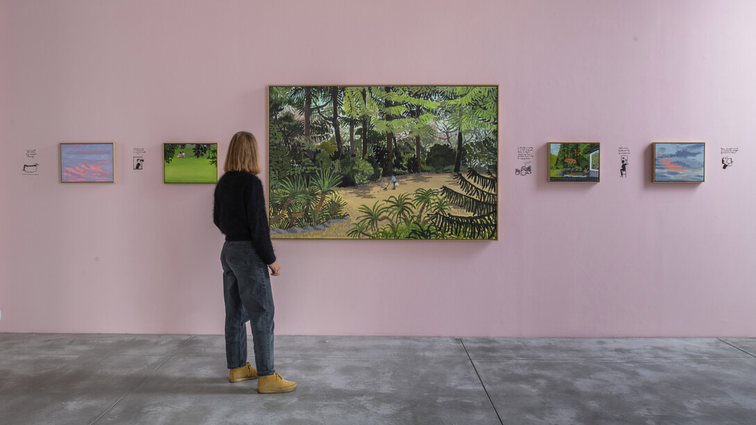 Jean Jullien, Return to Tokugawa Village, exhibition view. Courtesy of Alice Gallery