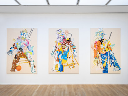 Léonard Martin, Chef menteur, exhibition view. Courtesy of Templon