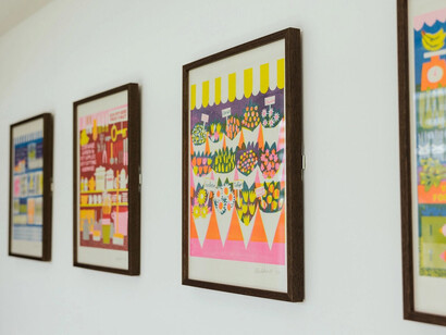 Louise Lockhart, Cake crumbs and lemonade, exhibition view. Courtesy of Yorkshire Sculpture Park