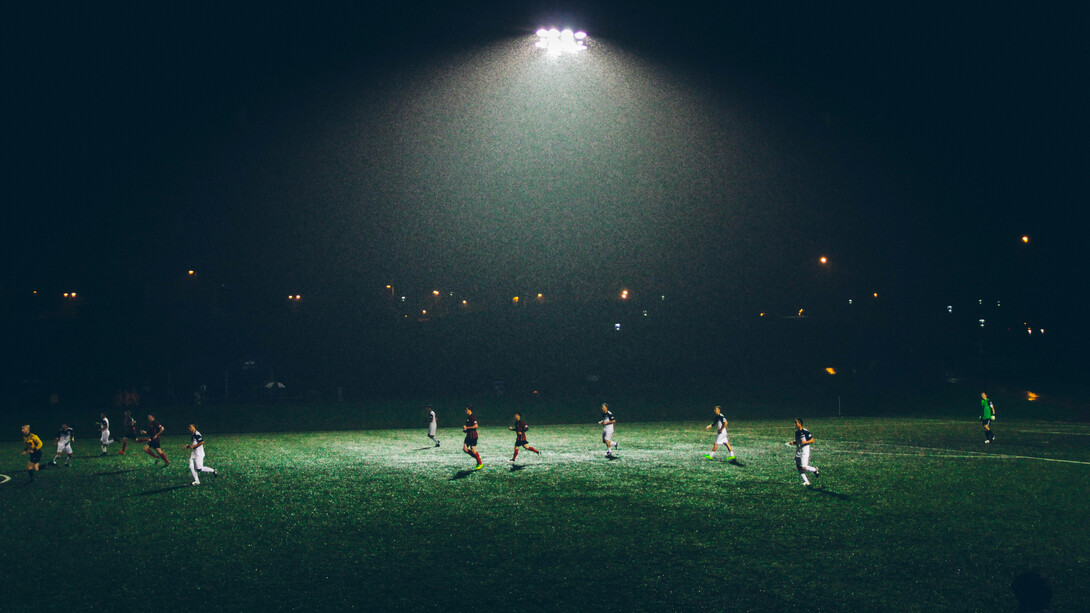 Partido de fútbol de aficionados
