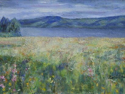 Perpetua Pope, Meadow, Loch Tummel
