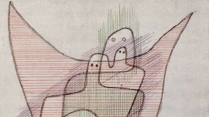 « Aux soins de l'ange », tableau de Paul Klee (1931)