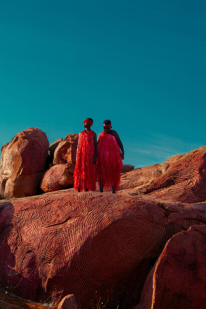 Zana Masombuka, Ubonani: iKhambo 1 (detail), 2024. Courtesy of October Gallery