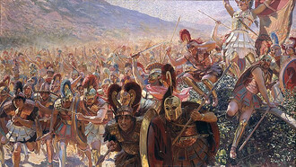  Battle of Marathon, Georges Rochegrosse 1859