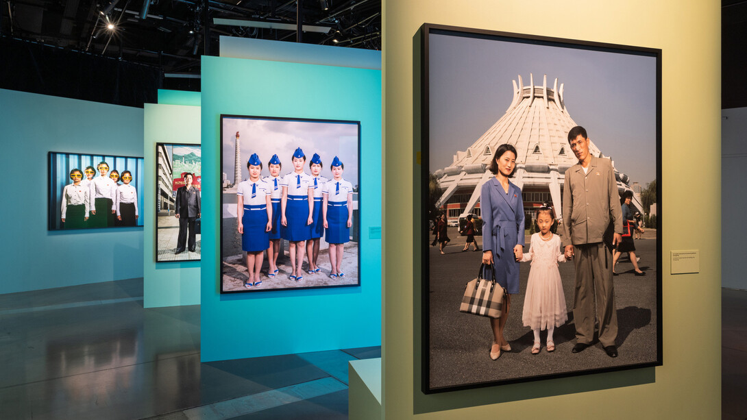 North Korea, by Stéphan Gladieu, exhibition view. Courtesy of Musée des Confluences