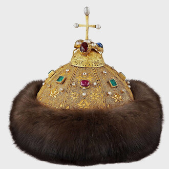 Monomakh’s cap. Courtesy of Moscow Kremlin Museum