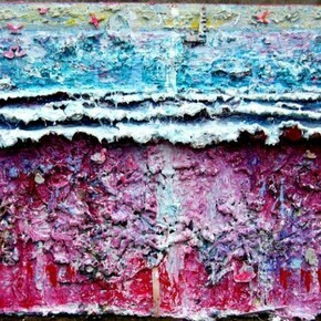 Lleuad I, 90 x 122 cm, oil on board