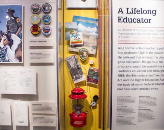 Social Justice Gallery, Exhibition view. Courtesy of LBJ Presidential Library
