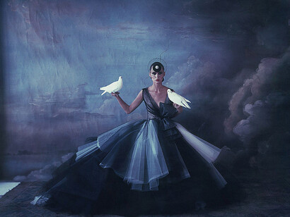 Cathleen Naundorf (German, b. 1968): L’arche de Noè XXXV - Elie Saab, Haute Couture
Summer 2012, 2012
Chromogenic print from original polaroid, 20 x
24 inches (50 x 60 cm).
© Cathleen Naundorf / Courtesy Edwynn Houk
Gallery, New York & Zürich