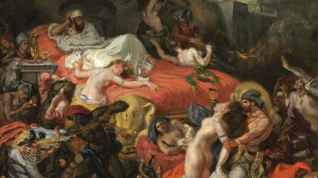 Eugène Delacroix, The Death of Sardanapalus (reduced replica), 1846, Oil on canvas, 73.7 x 82.4 cm © Philadelphia Museum of Art, Pennsylvania, The Henry P. McIlhenny, Collection in memory of Frances P. McIlhenny, 1986 (1986-26-17)