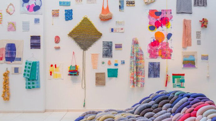 Plain, Purl, Exhibition view. Courtesy of Design museum Gent