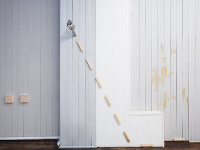 Huidi Xiang, Goes around in circles, til very, very dizzy, exhibition view. Courtesy of YveYang Gallery