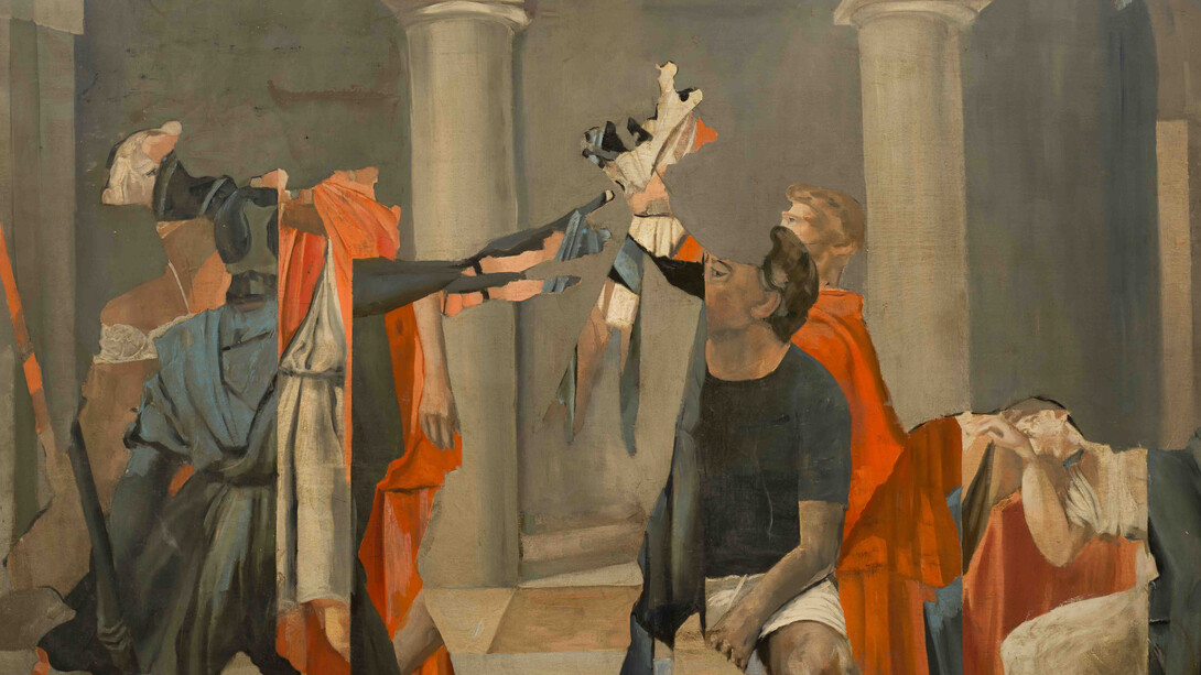 Patrick Pietropoli, "Horace’s Oath," Oil on canvas, 64" x 78" (162½ x 198cm)