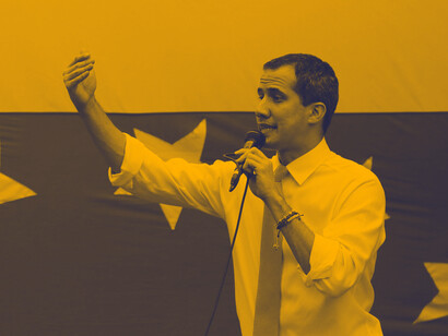 Juan Guaidó, parcialmente reconocido como presidente encargado de Venezuela
