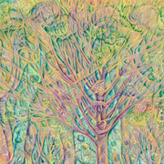 Peter Graham, Penumbral plum (detail), 2025. Courtesy of Olsen Gallery