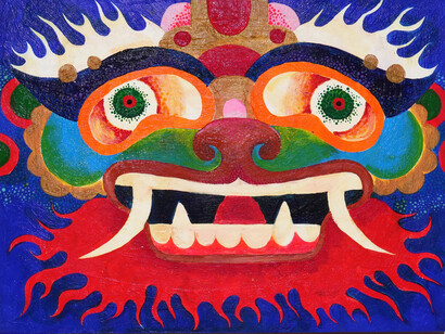 Susan Kim Alvarez and Cici McMonigle, Oh for Goodness Snake! exhibition view. Courtesy of Latitude Gallery