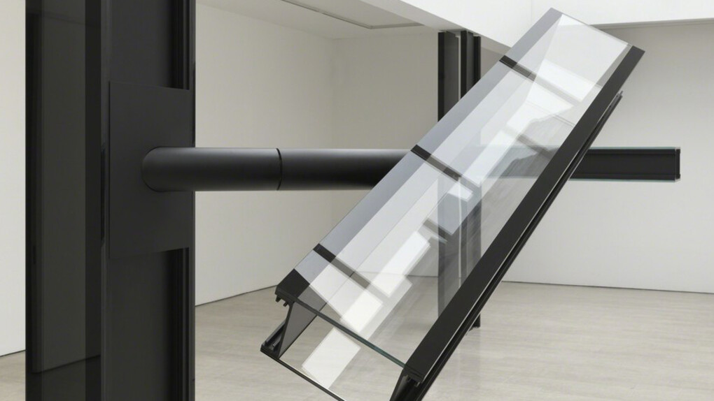 Sarah Oppenheimer, Exhibition view. Courtesy of Annely Juda Fine Art