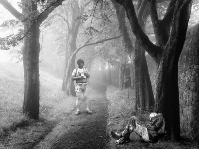 Roberto González Fernández. Fotografía de la colección "Fantasmas en la niebla"