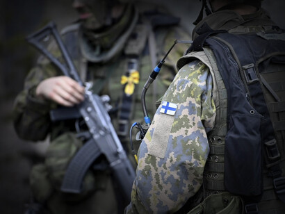Militares finlandeses, miembros del Ejército de la OTAN