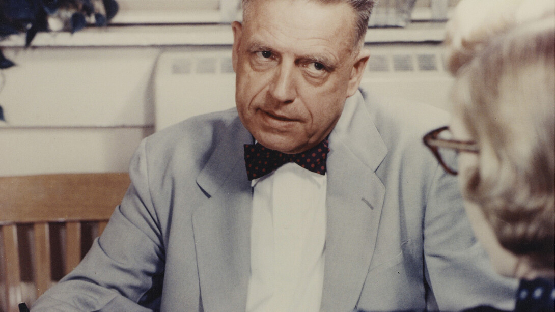 William Dellenback, Alfred Kinsey interviewing a woman, Courtesy of The Kinsey Institute for Research in Sex, Gender, and Reproduction