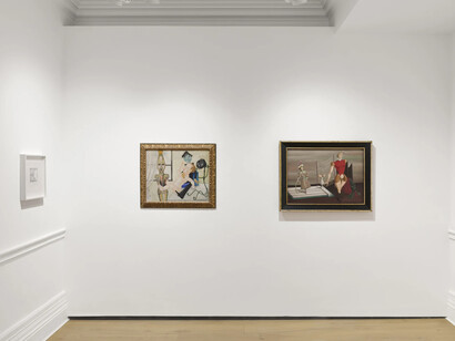 Various artists, Unveiled desires, exhibition view Richard Saltoun Gallery