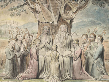 William Blake: English: Job's Evil Dreams (illustration) 