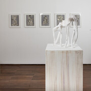 Carla Grunauer, La orilla sentimental, vista de exhibición. Cortesía de Piedras Galería