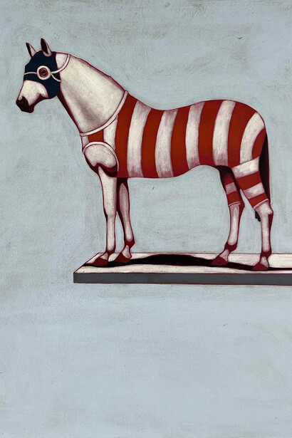 Brian Hibbard, Diving horse 25. Courtesy of Thomas Deans Fine Art