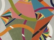 William T. Williams (b.1942), Mercer's Stop, Detail, 1971, acrylic on canvas, 108" x 84" / 274.3 x 213.4 cm, signed and dated © William T. Williams; Courtesy of Michael Rosenfeld Gallery LLC, New York, NY
 