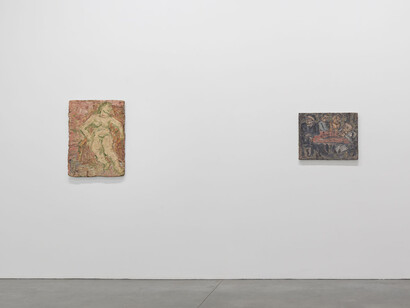 Leon Kossoff, exhibition view. Courtesy of Luhring Augustine and the Leon Kossoff Estate