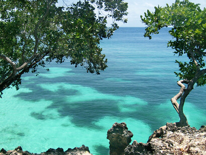 Siquijor Island, the sea