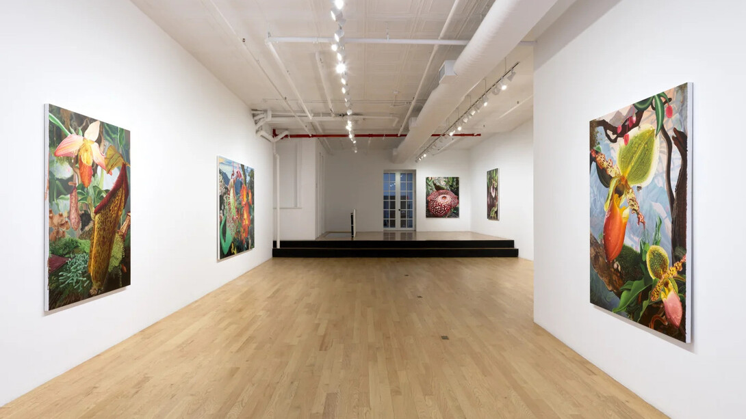 Kate Bickmore, On the precipice, exhibition view. Courtesy of Chart Gallery