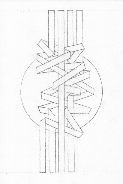 Moon 4, 16 x 16 cm, charcoal on paper, Mark Weighton, 2012