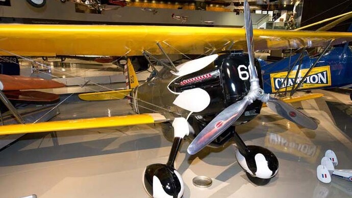 Curtiss/Rosnick P-6E Hawk Replica - NX606PE. Courtesy of EAA