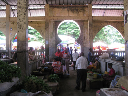 Moroni zona porto Mercato coperto borgo Mtsangani