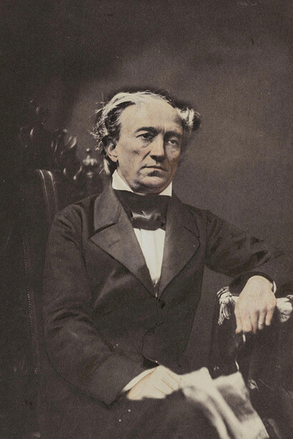 Unknown photographer, Photographic portrait of Fyodor Tyutchev. Courtesy of State Hermitage Museum