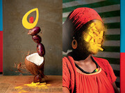 Lorenzo Vitturi, From the series Dalston Anatomy, Yellow Chalk #1&2, 2013, Giclee Print on Hahnemuhle Bamboo. © Lorenzo Vitturi, Courtesy Yossi Milo Gallery, New York