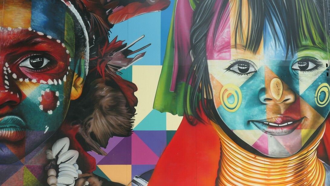 Street Art do artista brasileiro Eduardo Kobra