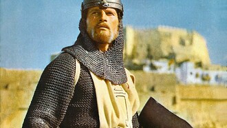Charlton Heston en la película "El Cid"
