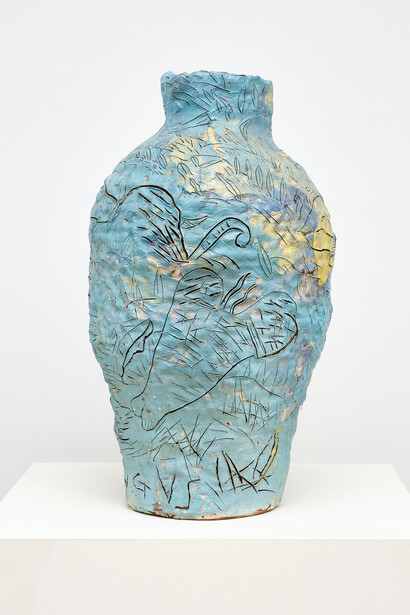 Kirk Mangus, Blue nymph, 1986. Courtesy of The Pit Gallery