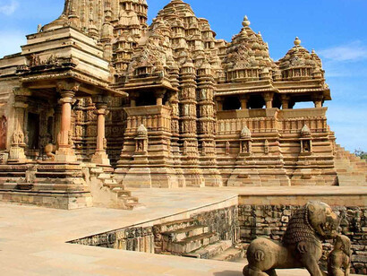 India. Templos de Khajuraho