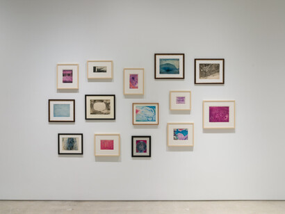 Various artists, Dictation from the other side, exhibition view. Courtesy of Karma Gallery