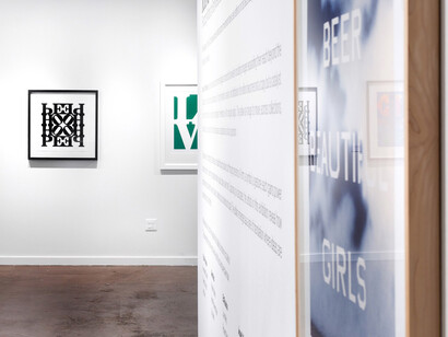 Various artists, Icons of influence, exhibition view. Courtesy of West Chelsea Contemporary