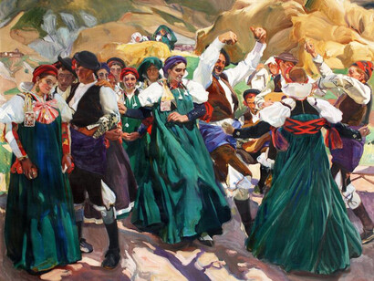 Joaquín Sorolla; Aragón. La jota, 1914 (detalle)